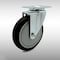 Service Caster 5 Inch SS Black Polyurethane Wheel Swivel Top Plate Caster SCC-SS20S514-PPUB-BLK - alternate 5